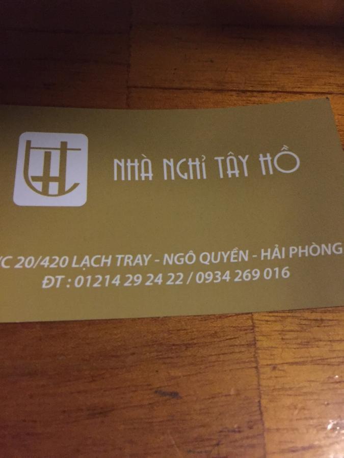 Motel Tay Ho Hai Phong Exterior photo